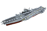 Assembled USS Midway full color metal model
