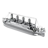Model of a ship on a white background