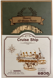 Packaging for wooden cruise ship puzzle