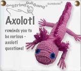 Axolotl String Doll Keychain