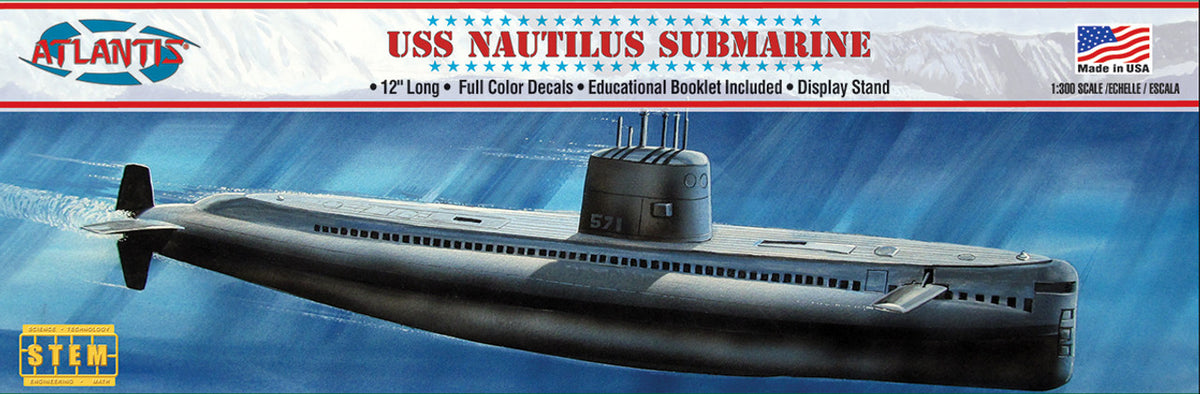 USS NAUTILUS Submarine Plastic Model Kit – Philly Seaport Gift Shop