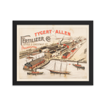 Tygert-Allen Fertilizer Co. Framed Poster