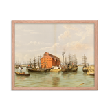 International Navigation Co's. Docks Framed Poster