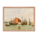 International Navigation Co's. Docks Framed Poster