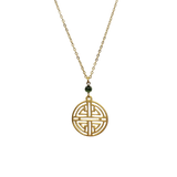 Shou Symbol Pendant Necklace