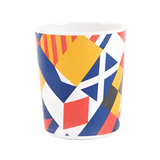 Children's melamine cup with nautical flags pattern