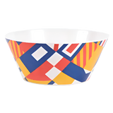 Children's melamine bowl with nautical flags pattern