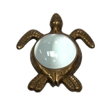 Bronze turtle-shaped magnifying glass 