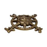 Decorative brass compass
