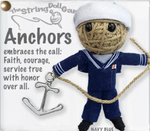 Anchors String Doll Keychain