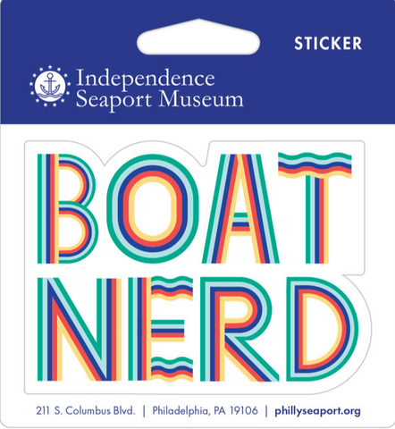 Boat Nerd Sticker