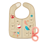 Dressed to Spill Bib and Teether Set