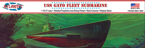 USS Gato Fleet Submarine Plastic Model Kit