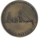 Cruiser OLYMPIA Collectible Propeller Coin