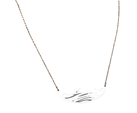 Kayaker Wave Necklace