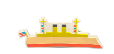 Colorful PVC magnet of USS Olympia