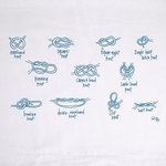 Nautical Knots Tea Towel