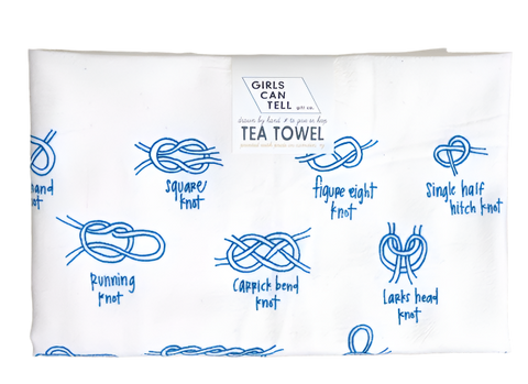 Nautical Knots Tea Towel