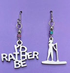 I'd Rather Be Paddling Earrings