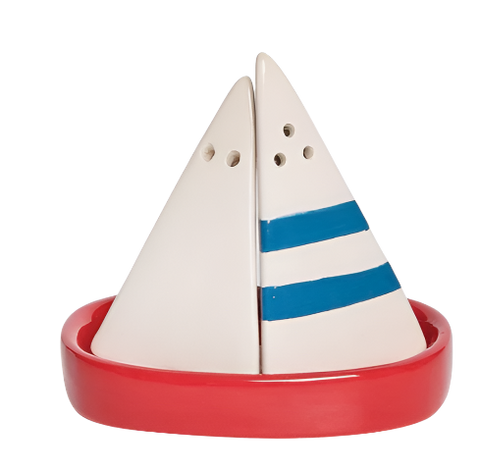 Sailboat Salt & Pepper Shaker Set