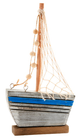 Wooden Boat Decor