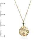 Shou Symbol Pendant Necklace