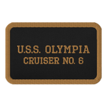 Cruiser OLYMPIA Name and Hull Embroidered Patches