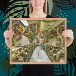 Submarine BECUNA Engine Room - Framed Poster