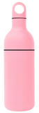 Pink water bottle with a cap in the shape of a buoy