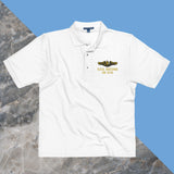 Submarine BECUNA with Dolphins - Embroidered Premium Polo