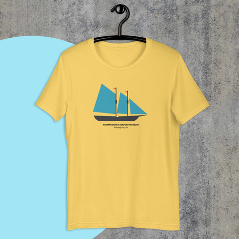 Schooner Sailboat Icon - T-Shirt