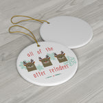 Otter Reindeer - Ceramic Ornaments
