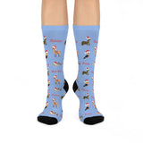 Holiday River Critters - Crew Socks